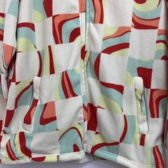 MASSIVE Outdoor Fleece Zip-up Hood Sweater Jacket Women’s Size Small - Picture 4 of 16